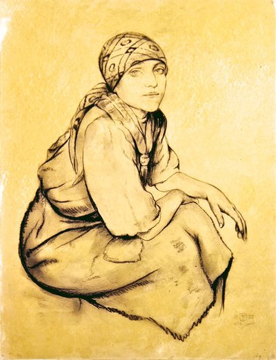 A Gypsy Woman by Walter Sauer