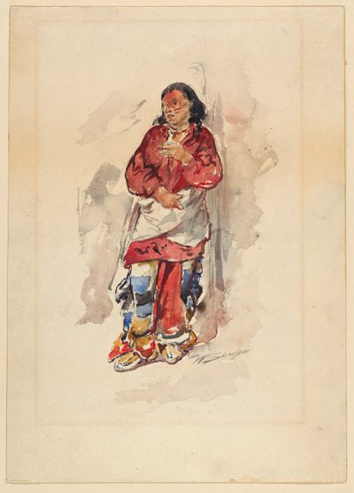 Cheyenne Youth by Walter Shirlaw