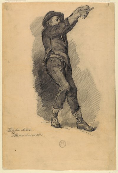 Figure Study from Nature by Walter Shirlaw