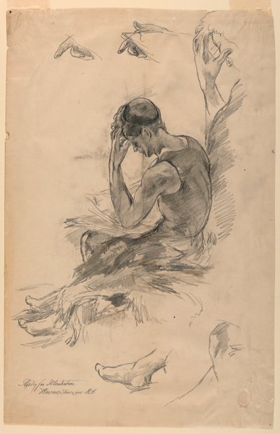 Study for Illustration by Walter Shirlaw