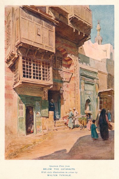 Street Scene, Egypt by Walter Tyndale