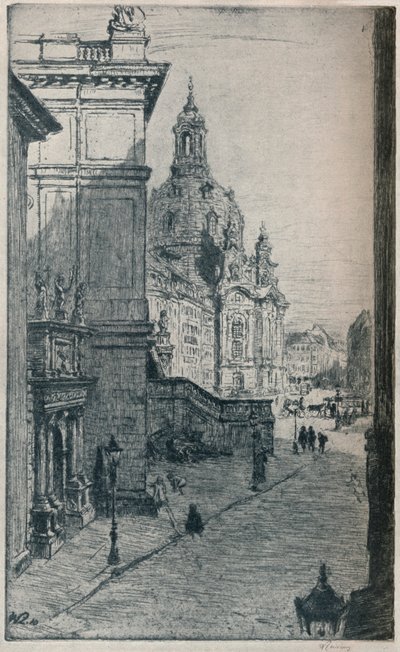 Judenhof, Dresden, c1913 by Walter Zeising