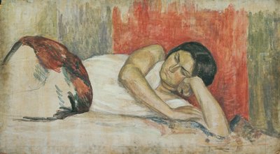 Reclining Woman by Walther Gamerith