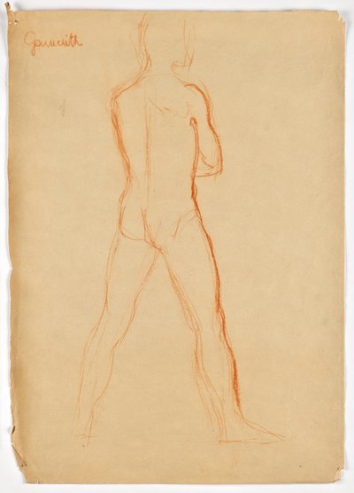 Male Back Nude by Walther Gamerith