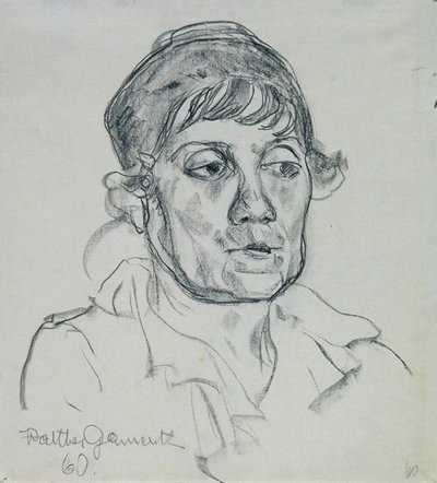 Portrait of an Elderly Lady by Walther Gamerith