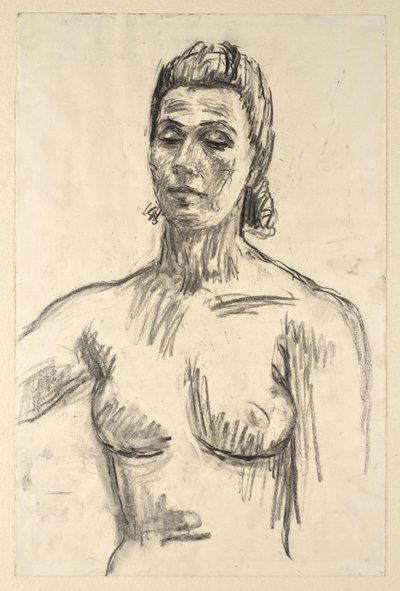 Female Half-Nude by Walther Gamerith