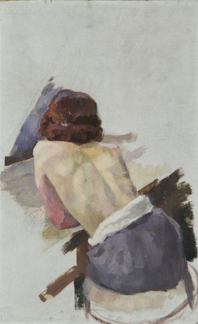 Female Nude from the Back by Walther Gamerith