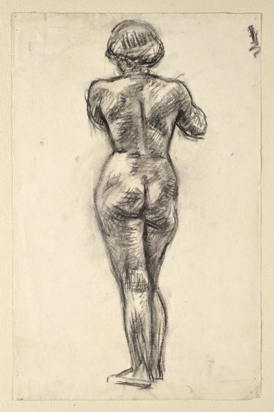 Female Nude from the Back by Walther Gamerith