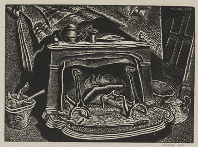 Franklin Stove by Wanda Gág
