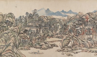 Wangchuan Villa, dated 1711 by Wang Yuanqi