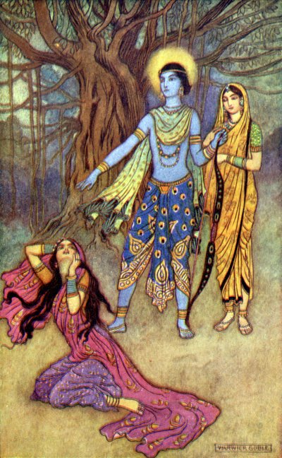 Rama spurns the demon lover by Warwick Goble