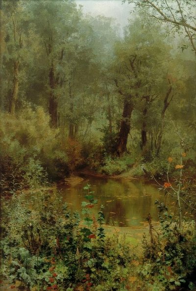 Forest Pond by Wassili Dmitrijewitsch Polenow