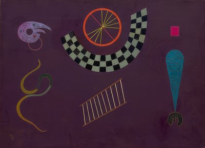 Band with Squares. 1944 by Wassily Kandinsky