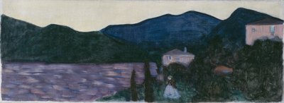 Mountainous Landscape with Lake by Wassily Kandinsky
