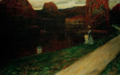 The Evening by Wassily Kandinsky