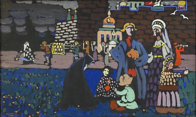 Funeral by Wassily Kandinsky