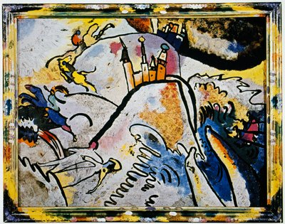 Glass painting with the Sun (Small pleasures) by Wassily Kandinsky