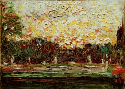 Great Fountain in Nymphenburg Park by Wassily Kandinsky