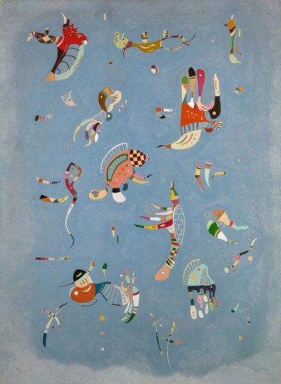 Sky Blue by Wassily Kandinsky