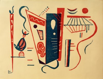 Woodcut for XX. century, No. 5/6 by Wassily Kandinsky