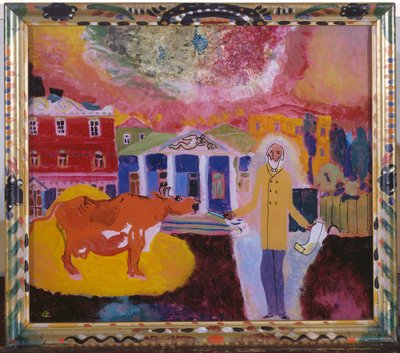 Cow in Moscow by Wassily Kandinsky
