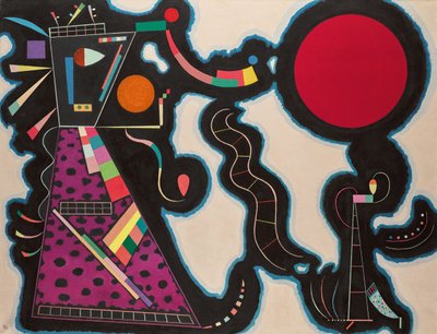 The Red Circle by Wassily Kandinsky
