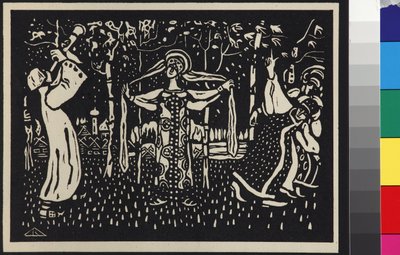The Birch Trees by Wassily Kandinsky