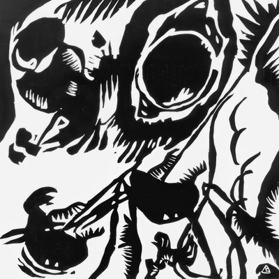 Motif from Improvisation 25 by Wassily Kandinsky