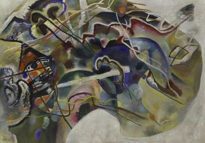 Painting with White Border by Wassily Kandinsky