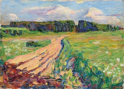 Planegg I. Landscape near Munich by Wassily Kandinsky