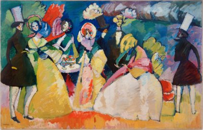 Hoop Skirt Society by Wassily Kandinsky