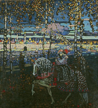 Riding Couple by Wassily Kandinsky