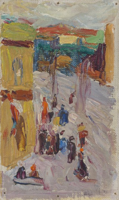 Street Corner by Wassily Kandinsky