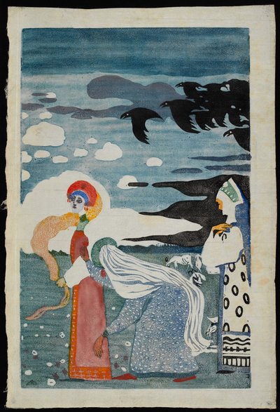 The Ravens, 1907 by Wassily Kandinsky