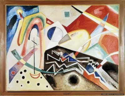 White Zig-Zag. 1922 by Wassily Kandinsky