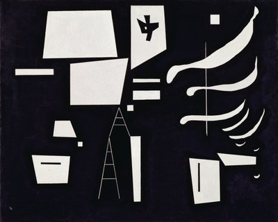 White - Soft and Hard March by Wassily Kandinsky