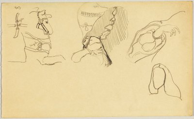 Bridle and Details of Female Costume by Wassily Kandinsky