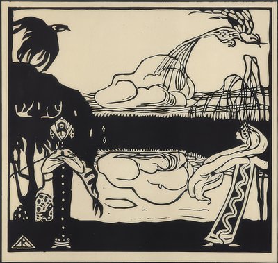 Two Birds by Wassily Kandinsky