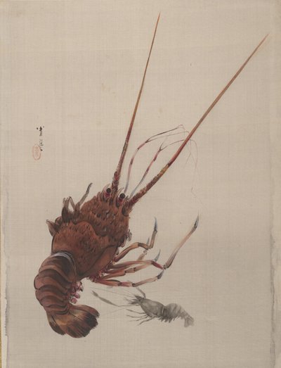 Crayfish by Watanabe Seitei