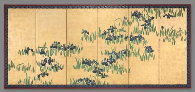 Irises by Watanabe Shiko