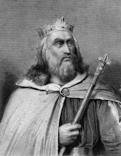 King Clotaire II of the Franks by Weber