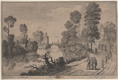 Antwerp by Wenceslaus Hollar