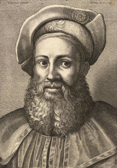 Aretino (State 2) by Wenceslaus Hollar