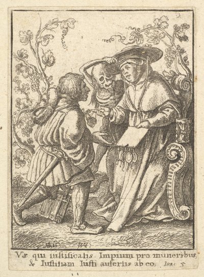 Cardinal, from the Dance of Death by Wenceslaus Hollar