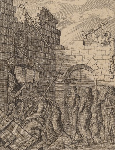 Descent into Hell by Wenceslaus Hollar