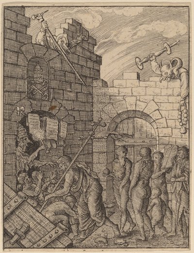 Descent into Hell by Wenceslaus Hollar