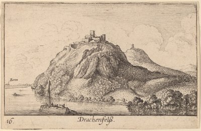 Drachenfels by Wenceslaus Hollar