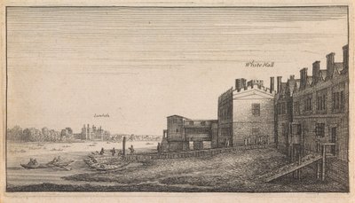 English Views: Whitehall Lambeth by Wenceslaus Hollar