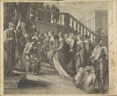 Esther Before Ahasuerus by Wenceslaus Hollar