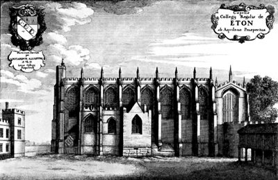 Eton College Chapel by Wenceslaus Hollar